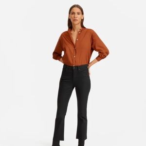 Everlane Black Kick Crop Jean